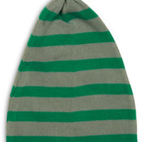 Baby Hat Green & Gray (0-24m)