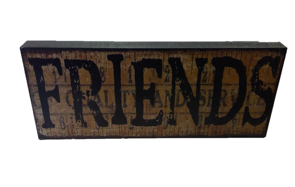 FRIENDS Block Sign (CLEARANCE)