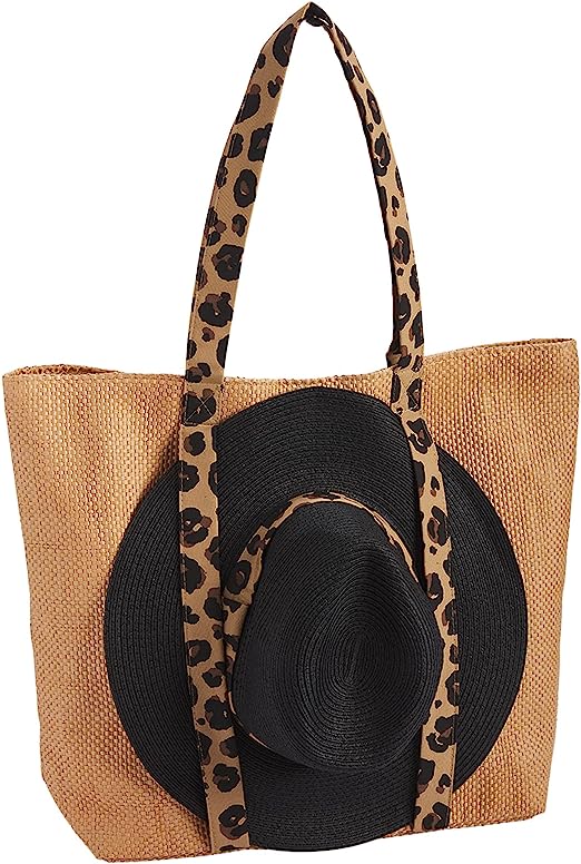 Beach Hat & Tote Set