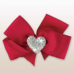 Red Bow w/Heart Magnet
