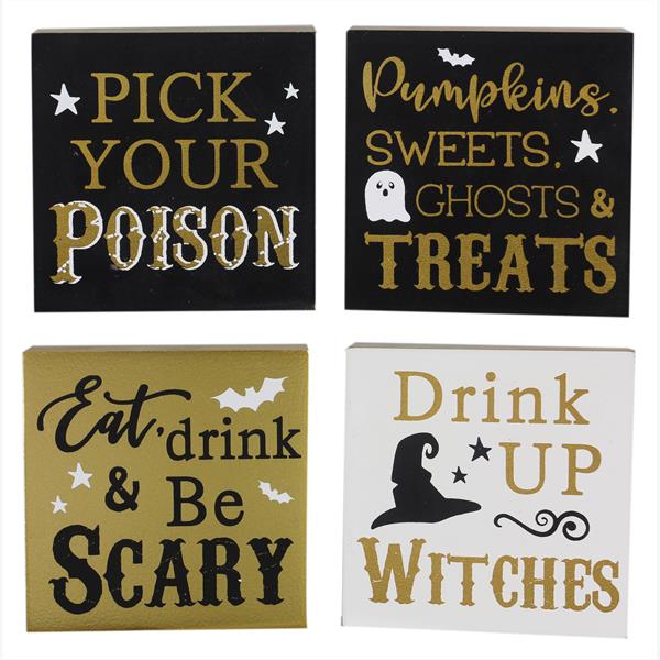 Spooky Glam Tabletop Sign