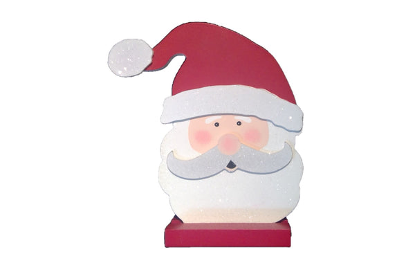 Wood Santa Face Character (CLEARANCE)