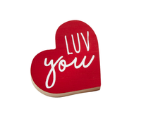 Wooden Heart Blocks (CLEARANCE)