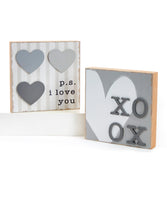 Valentine's Block Sign