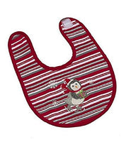 Christmas Penguin Appliqued Bib