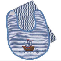 Pirate Ship Bib & Burp Set (CLEARANCE)