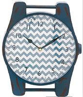 Metal Desk Clock, 10''W, 12''H (assorted colors)
