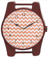 Metal Desk Clock, 10''W, 12''H (assorted colors)
