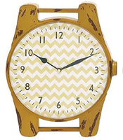 Metal Desk Clock, 10''W, 12''H (assorted colors)