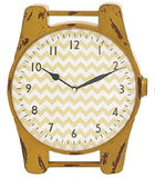 Metal Desk Clock, 10''W, 12''H (assorted colors)