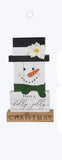Wintergreen Block Snowman