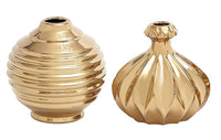 Ceramic Gold Vase