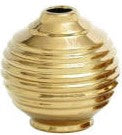 Ceramic Gold Vase (CLEARANCE)