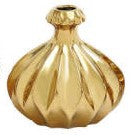 Ceramic Gold Vase (CLEARANCE)