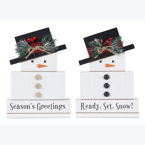 Snowman Tabletop Sign