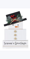 Snowman Tabletop Sign