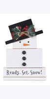Snowman Tabletop Sign
