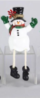 Resin Snowman w/ Dangle Legs