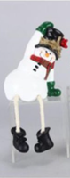 Resin Snowman w/ Dangle Legs