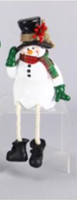 Resin Snowman w/ Dangle Legs