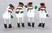 Resin Snowman w/ Dangle Legs