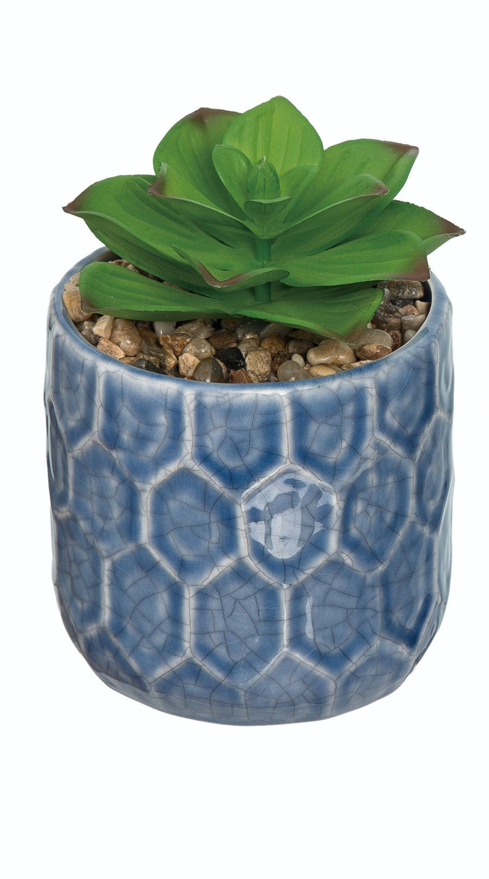 faux succulent decor Transpac Ceramic Faux Succulent Decor, Set Of 2, Assortment