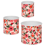 Pink Floral Planters (CLEARANCE)