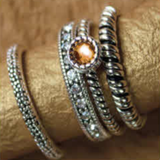 Davinci Stacking Rings, size 6