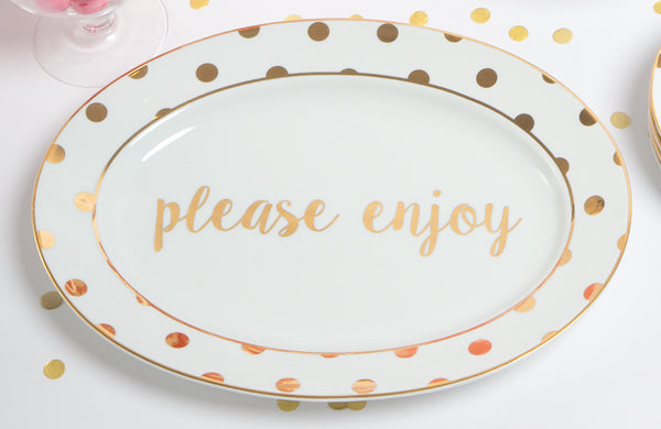 PLEASE ENJOY Platter  (CLEARANCE)