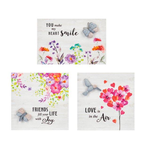 Pebble Love Block Signs