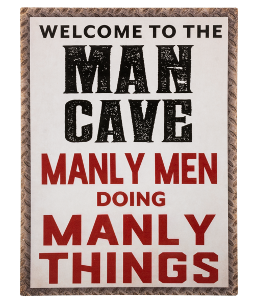 MAN CAVE Sign