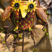 Whimsical Owl with Dots