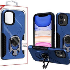 iPhone 11 Case - BLUE/ BLACK W/ RING (CLEARANCE)