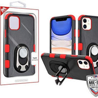 iPhone 11 Case - BLACK/ RED TUFF HYBRID (CLEARANCE)
