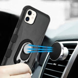 iPhone 11 Case - SILVER/ BLACK W/ RING (CLEARANCE)