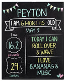 Baby Milestone Chalkboard