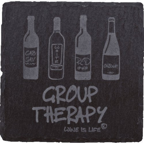 Slate Coasters - GROUP THERAPY (CLEARANCE)