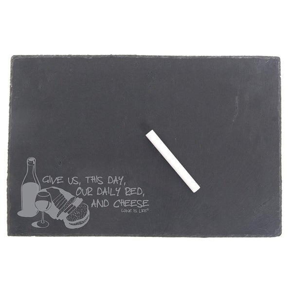 Etched Slate Board - DAILY RED (CLEARANCE)