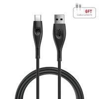 Type-C USB Charge/Sync -  6ft Cable