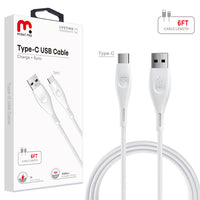 Type-C USB Charge/Sync -  6ft Cable