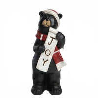 Rustic Christmas Bear Figurine