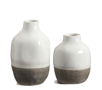 White & Brown Vase