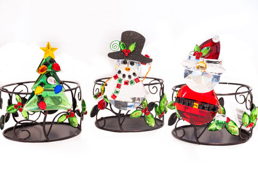 Christmas Jar Candle Holder
