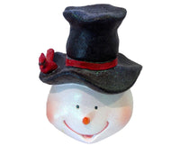 Snowman Head with Top Hat