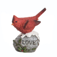 Snowy Cardinal Figurine