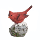 Snowy Cardinal Figurine