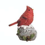 Snowy Cardinal Figurine