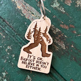 Wooden Engraved Keychain