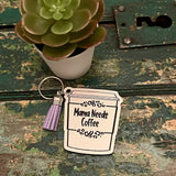 Wooden Engraved Keychain