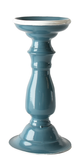 Denim Blue & White Pillar Holder